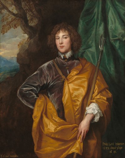 フィリップ、ウォートン卿の肖像 作： Anthony van Dyck